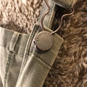 Kendall and Kylie olive green overalls